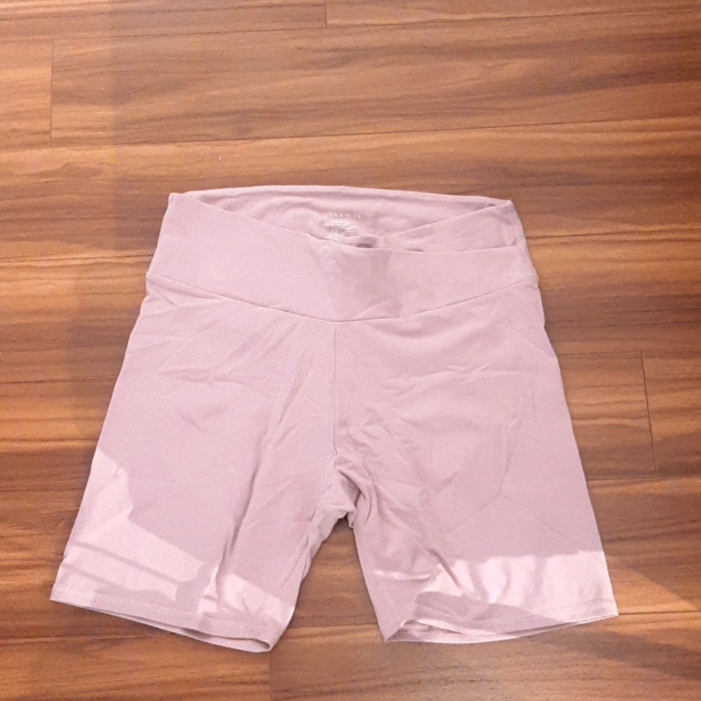 Pink biker shorts